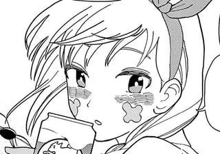 彼女の指は青い。