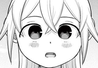 背伸びのアリサちゃん